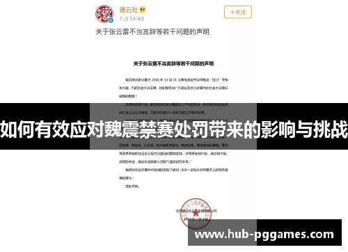 如何有效应对魏震禁赛处罚带来的影响与挑战
